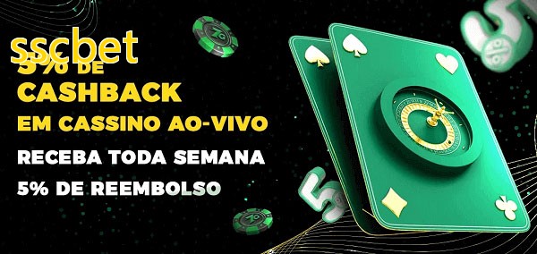 Promoções do cassino ao Vivo sscbet